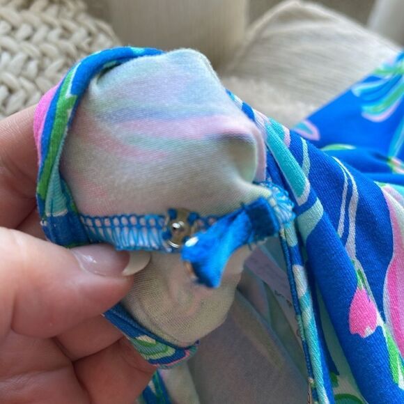 Lilly Pulitzer Parigi Romper Size M - Picture 9 of 9